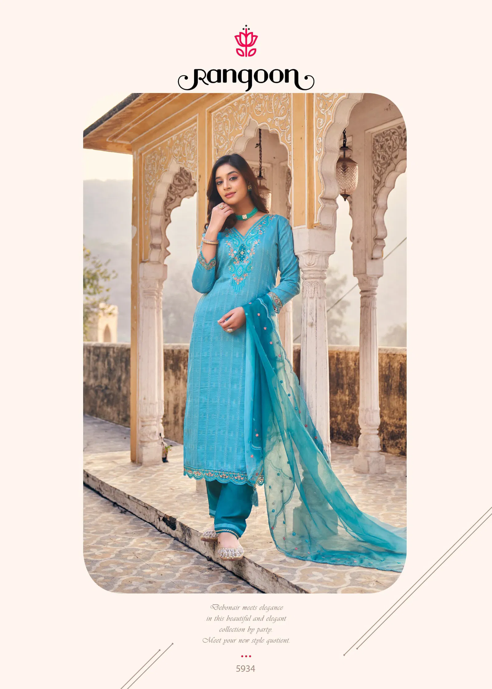 Palvi By Rangoon Viscose Kurti With Bottom Dupatta Wholesale In India